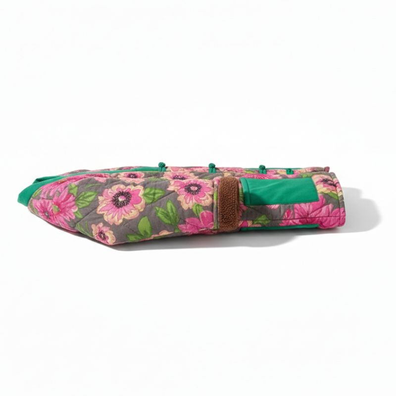 Hanten Femme Rose Floral En Coton Matelassé