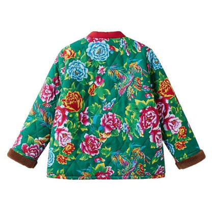 Hanten Femme Imprimé Fleurs Exotiques En Coupe Ample