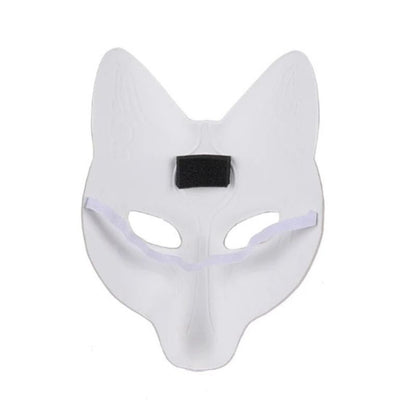 Masque Kitsune Cosplay Avec Forme Renard Allongée