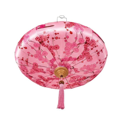Lanterne Japonaise Florale Rose Style Traditionnel