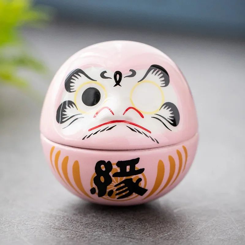 Daruma Regard Déterminé en Céramique