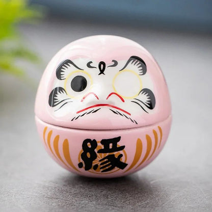 Daruma Regard Déterminé en Céramique