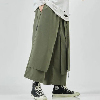 Pantalon Japonais Homme Coupe Large Style Urbain