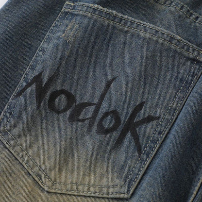 Short Japonais Harajuku Homme en Jean Décontracté
