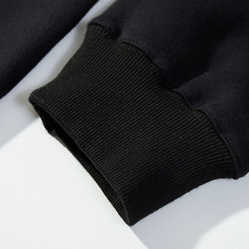 Sweat Japonais Noir Avec Broderie Dragon Et Phénix Suzaku