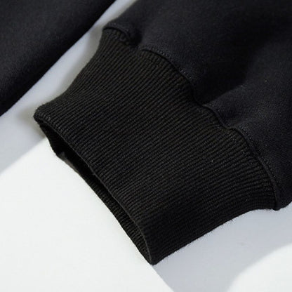 Sweat Japonais Noir Avec Broderie Dragon Et Phénix Suzaku