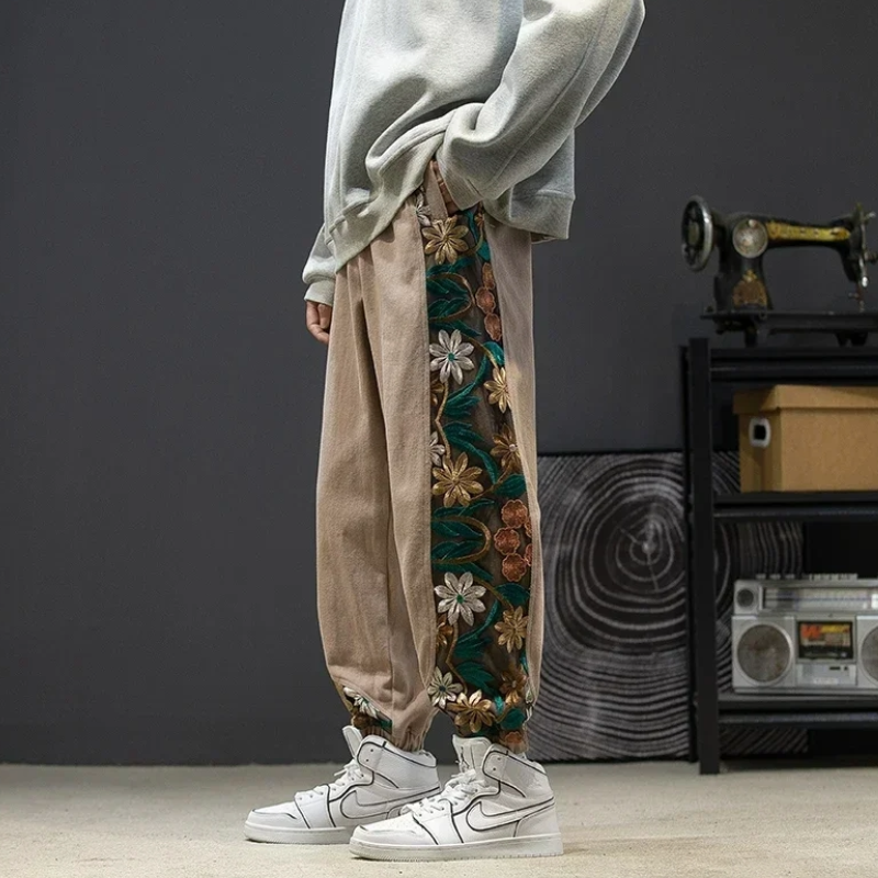 Pantalon Japonais Ample Homme Style Samouraï