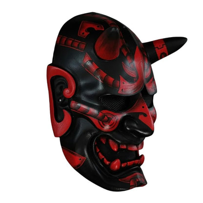 Masque Samouraï Japonais En Démon Sculptés