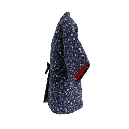 Hanten Femme Traditionnel Japonais En Design Fleuri