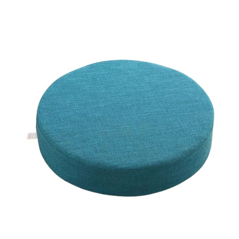 Coussin Japonais Rond En Lin Avec Assise Épaisse