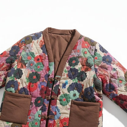 Hanten Femme Multicolore En Motif Floral Artistique