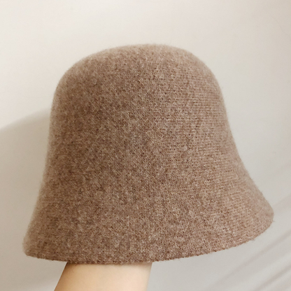 Chapeau Streetwear Style Bucket En Laine
