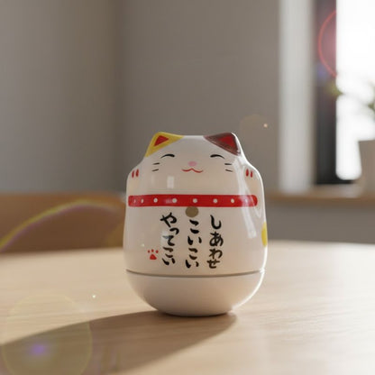 Daruma Sourire Bienveillant en Céramique
