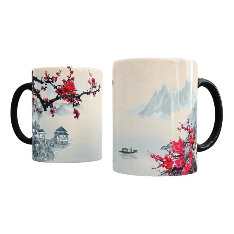 Tasse Japonaise À Motif Sakura
