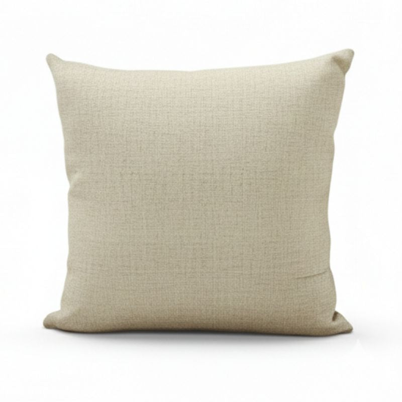 Coussin Japonais Carré Motif Mont Fuji Et Pagode Au Soleil Couchant