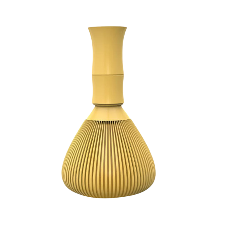 Fouet Matcha En Résine Avec Design Strié