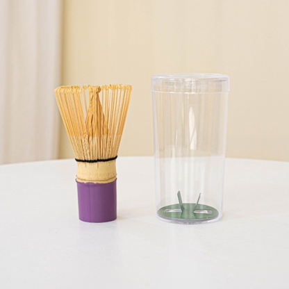Fouet Matcha Avec Manche Coloré