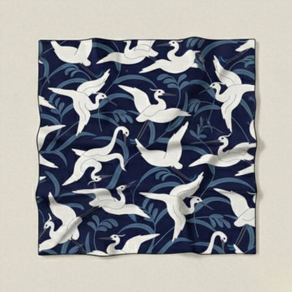 Furoshiki Japonais À Motif d'Oiseaux