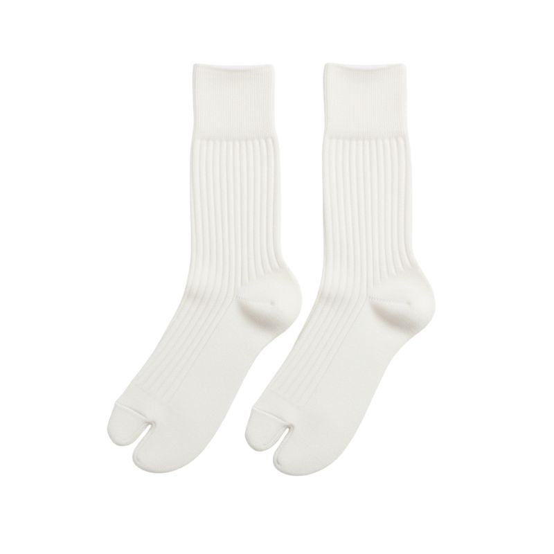 Chaussette Japonaise Longue Avec Design Tabi Traditionnel