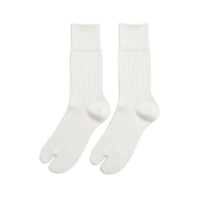Chaussette Japonaise Longue Avec Design Tabi Traditionnel