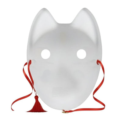 Masque Kitsune Traditionnel Avec Regard Intense