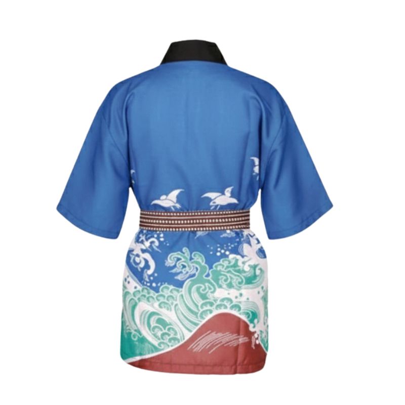 Tablier Japonais Motif Vagues