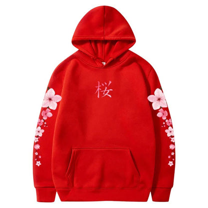 Sweat Japonais En Coupe Décontractée Avec Imprimé Sakura