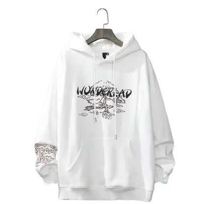 Sweat Japonais Streetwear Avec Design Paysage Traditionnel