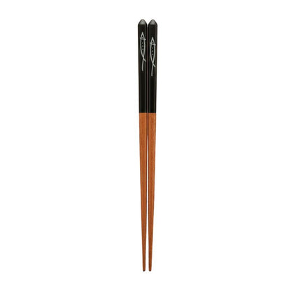Baguette Japonaise en Bambou à Motif Poissons