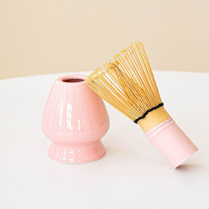 Fouet Matcha Avec Manche Coloré