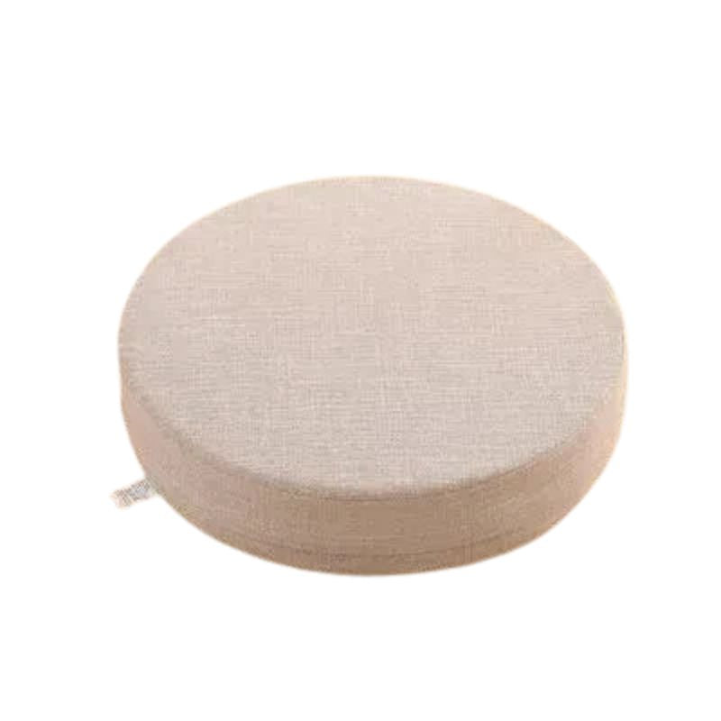 Coussin Japonais Rond En Lin Avec Assise Épaisse
