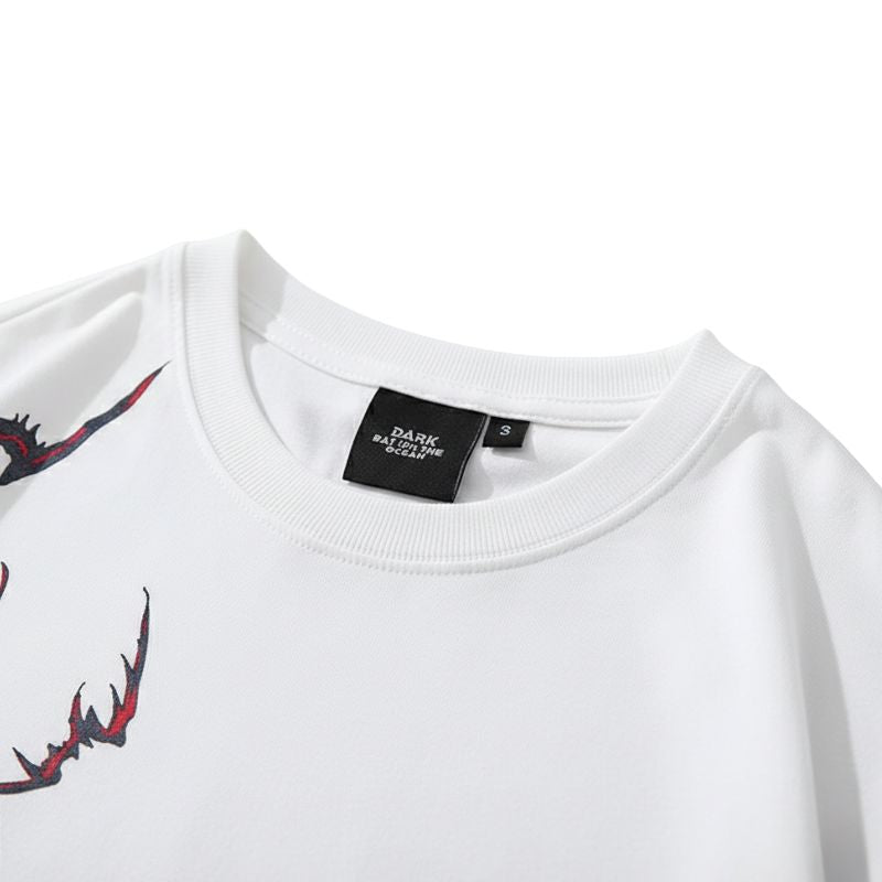T-Shirt Japonais Avec Illustration Inspirée De L’Océan