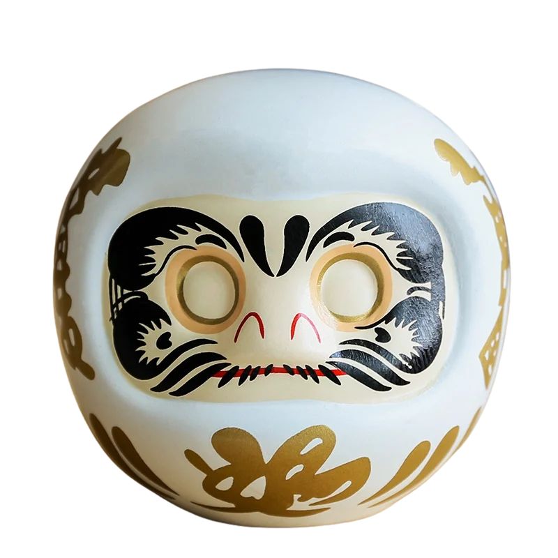 Daruma Tirelire Traditionnelle En Céramique