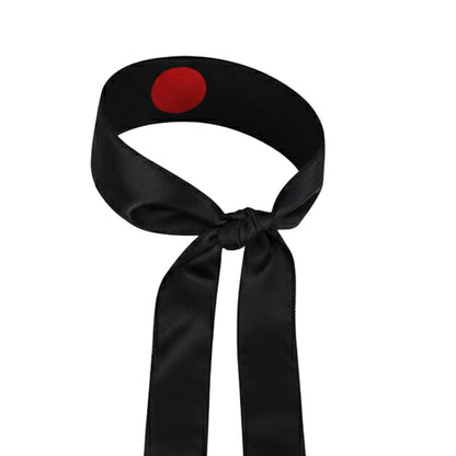 Hachimaki Avec Soleil Rouge Central Minimaliste
