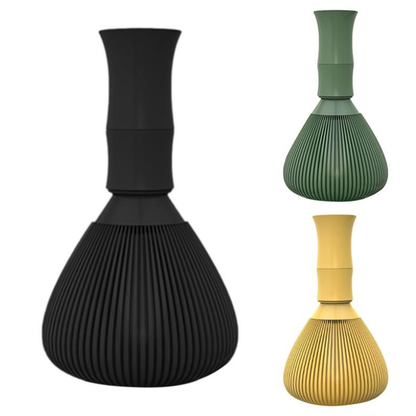 Fouet Matcha En Résine Avec Design Strié