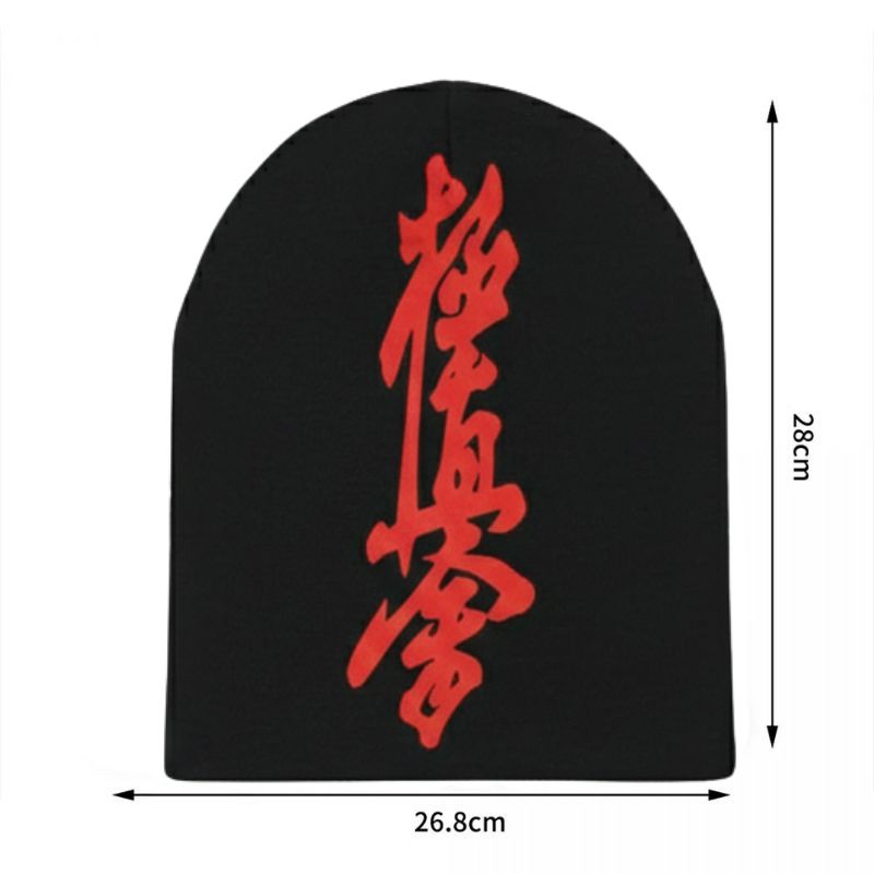 Bonnet Japonais Mode Urbaine Avec Motif Calligraphie