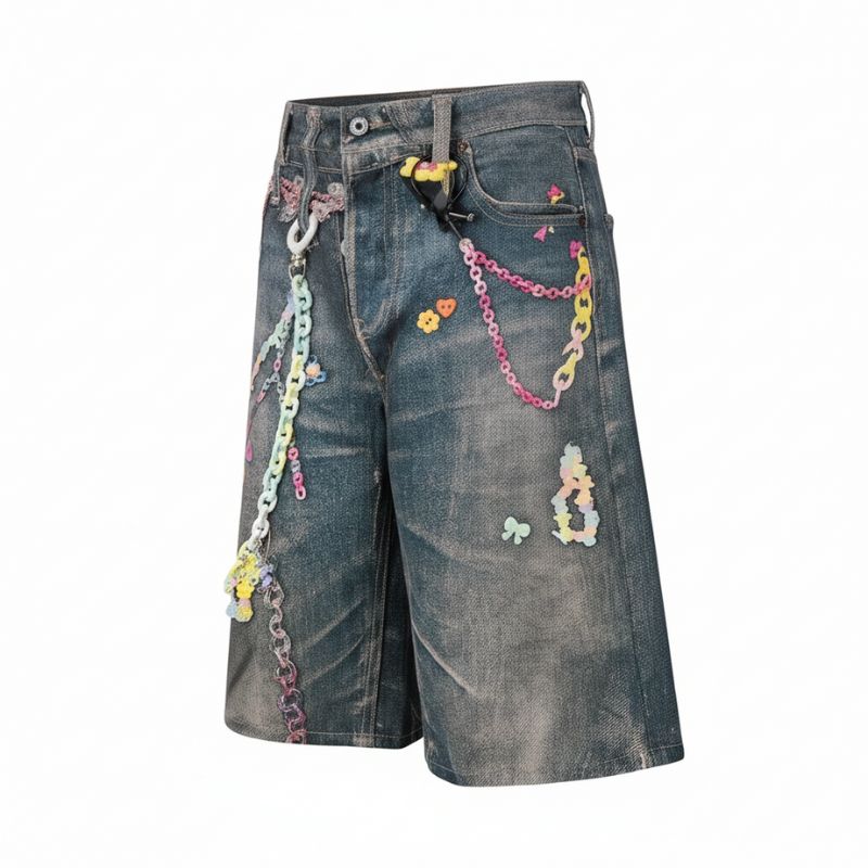 Short Japonais Streetwear Homme Vintage