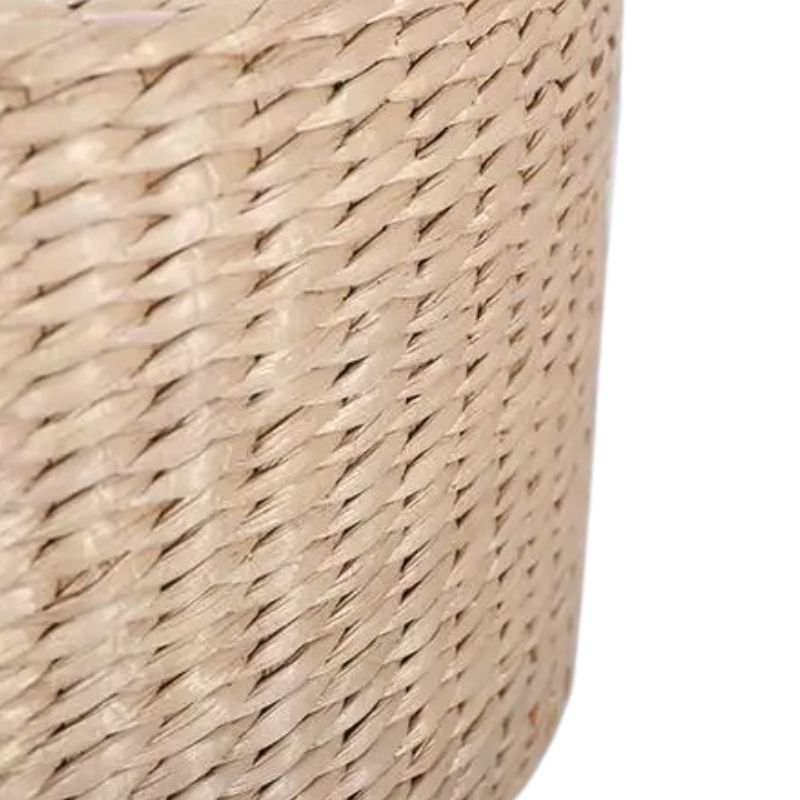 Coussin Japonais Rond Tressé en Paille