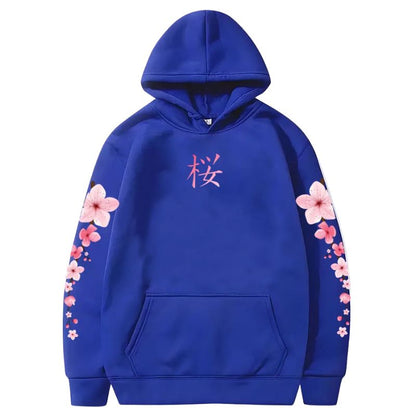 Sweat Japonais En Coupe Décontractée Avec Imprimé Sakura