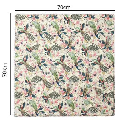 Furoshiki Japonais À Illustrations d'Oiseaux