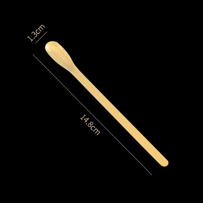 Cuillère Matcha En Acier Inoxydable Avec Design Fin