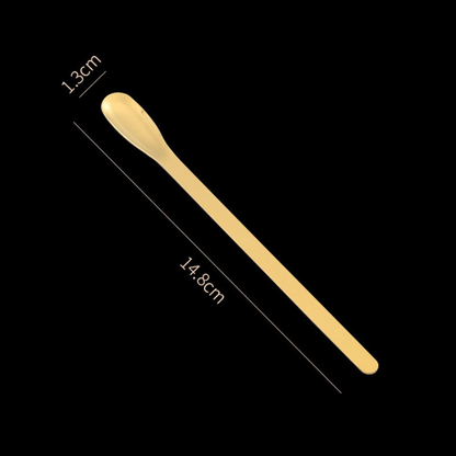 Cuillère Matcha En Acier Inoxydable Avec Design Fin