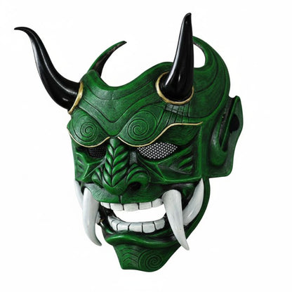 Masque Samouraï Japonais Avec Design Démon Oni