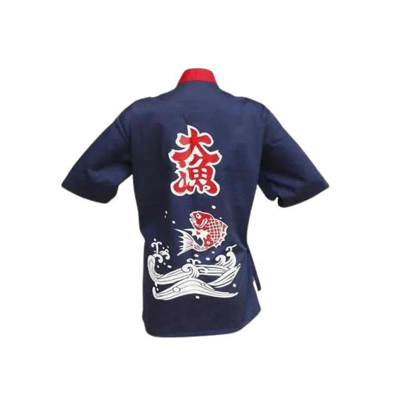 Tablier Japonais Motif Carpe Koi