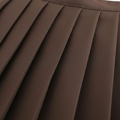 Uniforme Japonais Marron Avec Col Marin Et Jupe Plissée