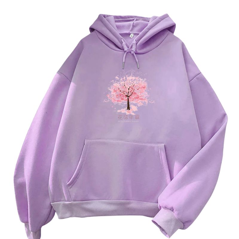 Sweat Japonais Avec Arbre Sakura