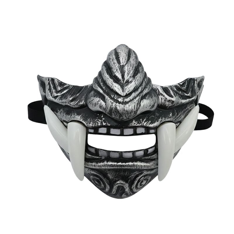 Masque Samouraï Oni Avec Crocs Longs