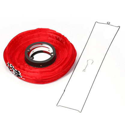 Lanterne Japonaise Rouge Avec Motif Fleurs De Cerisier