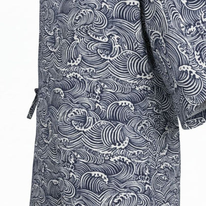 Jinbei Homme Avec Motif Vagues
