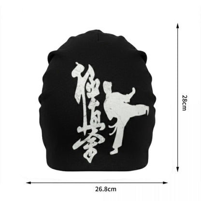 Bonnet Japonais Avec Impression Guerrier Dynamique